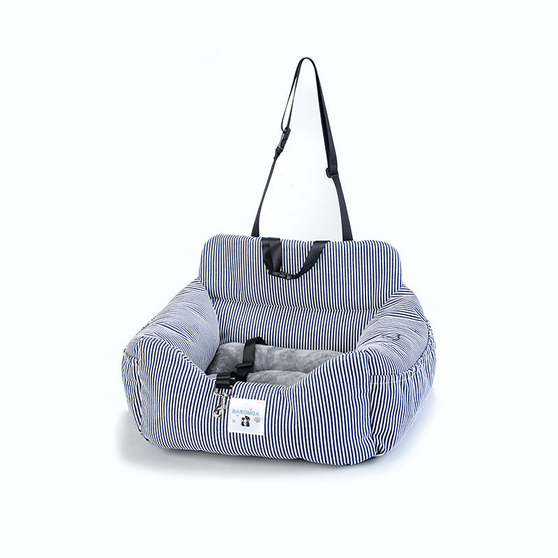 JMT-154186 Dual-purpose Indoor Car Dog Kennel - Soft Cloth Pet Nest in Various Colors