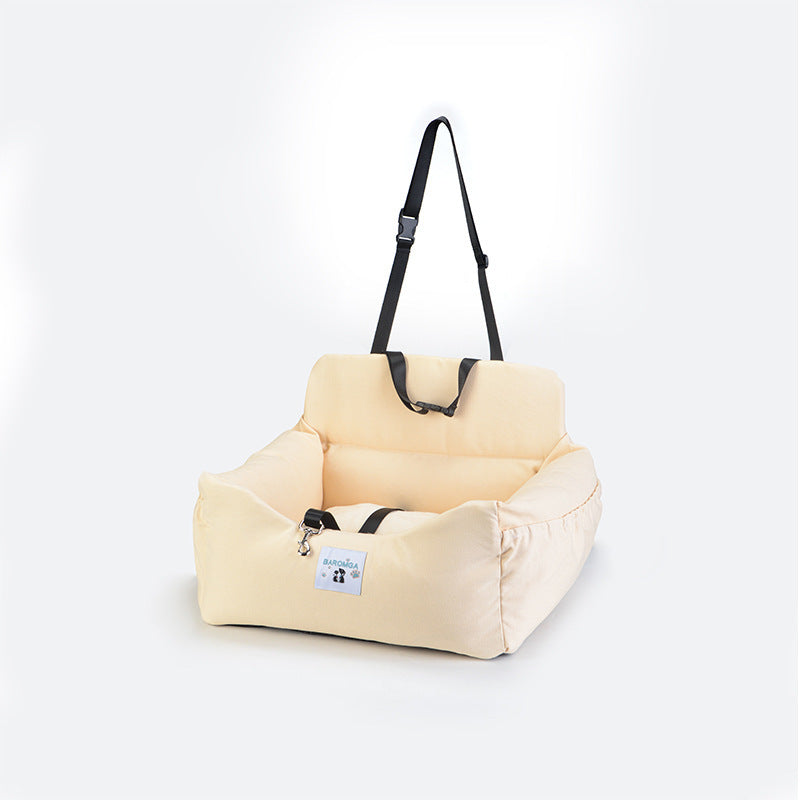 JMT-154186 Dual-purpose Indoor Car Dog Kennel - Soft Cloth Pet Nest in Various Colors