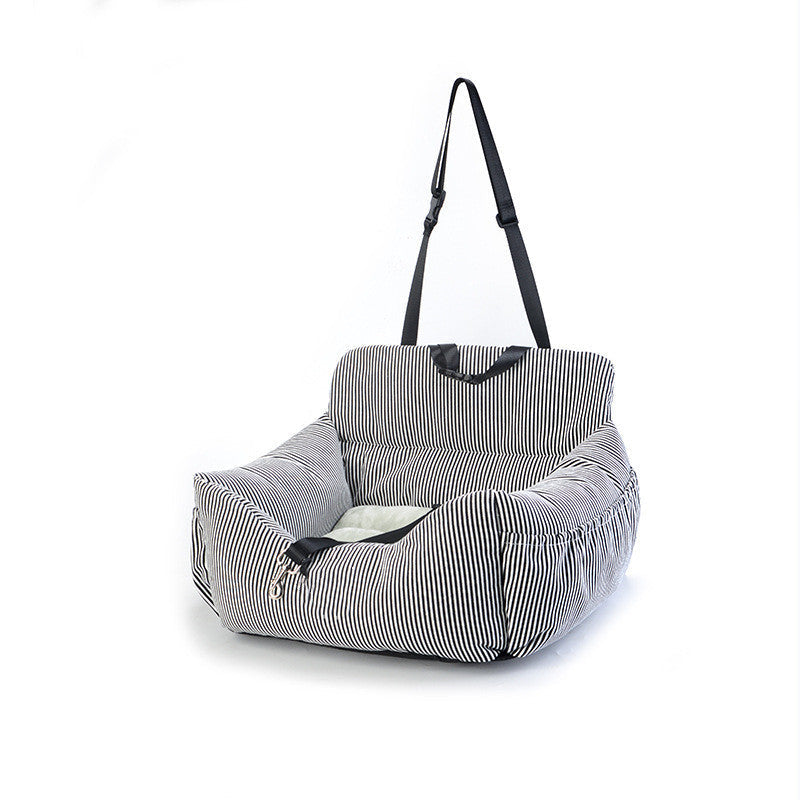 JMT-154186 Dual-purpose Indoor Car Dog Kennel - Soft Cloth Pet Nest in Various Colors