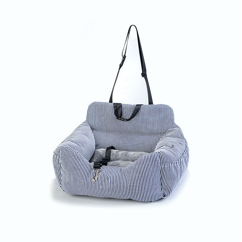 JMT-154186 Dual-purpose Indoor Car Dog Kennel - Soft Cloth Pet Nest in Various Colors