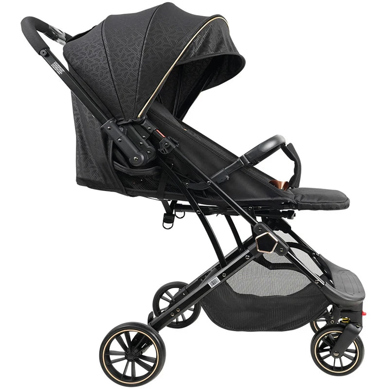 JMT-154890 Portable Folding Baby Stroller with 360-Degree Rotation for Newborns and Toddlers