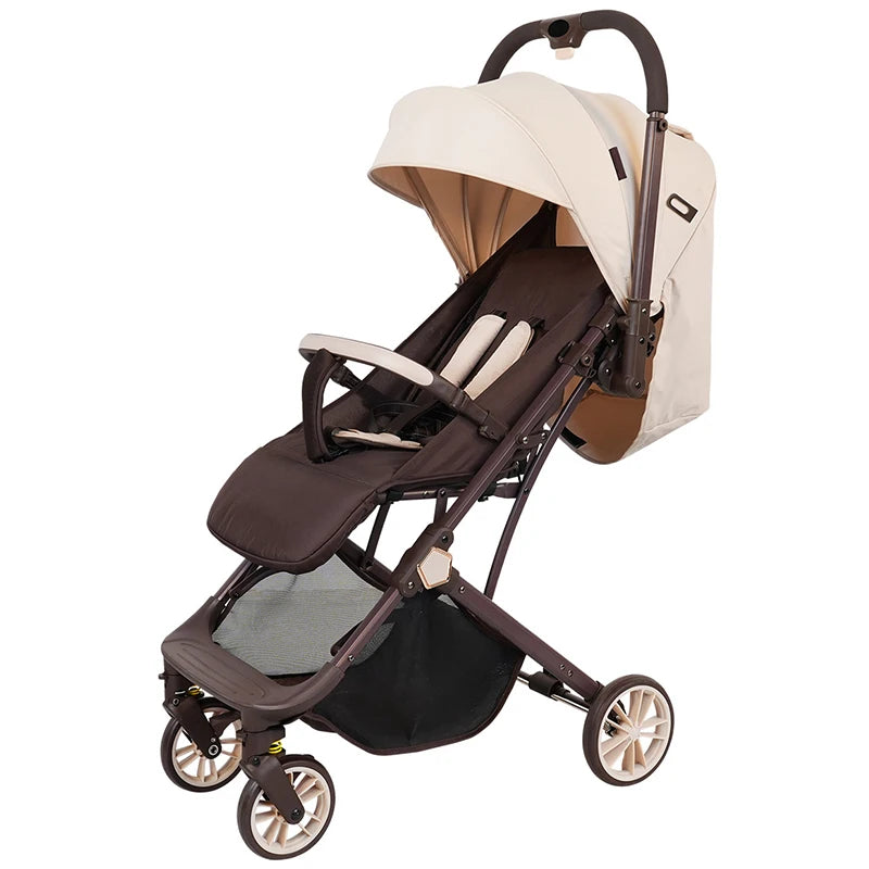 JMT-154890 Portable Folding Baby Stroller with 360-Degree Rotation for Newborns and Toddlers