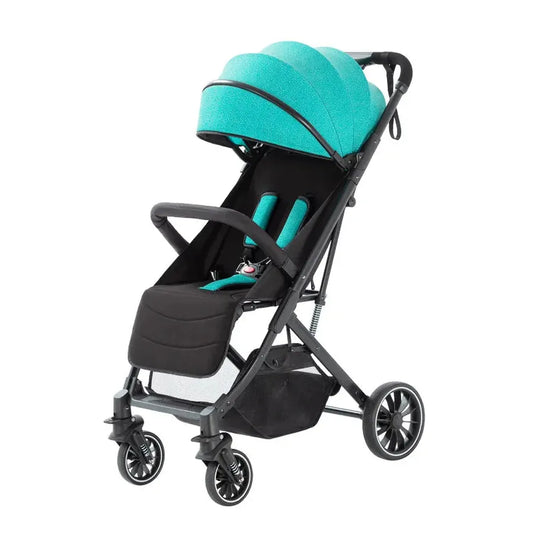 JMT-155018 Aluminium Alloy Frame One-Hand Fold Travel System Stroller with Brake
