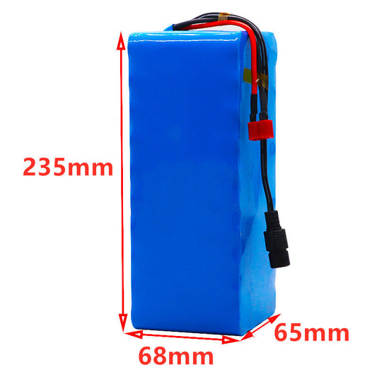JMT-155210 48V Lithium Ion Battery 20Ah 1000W 18650 13S3P with BMS and Charger