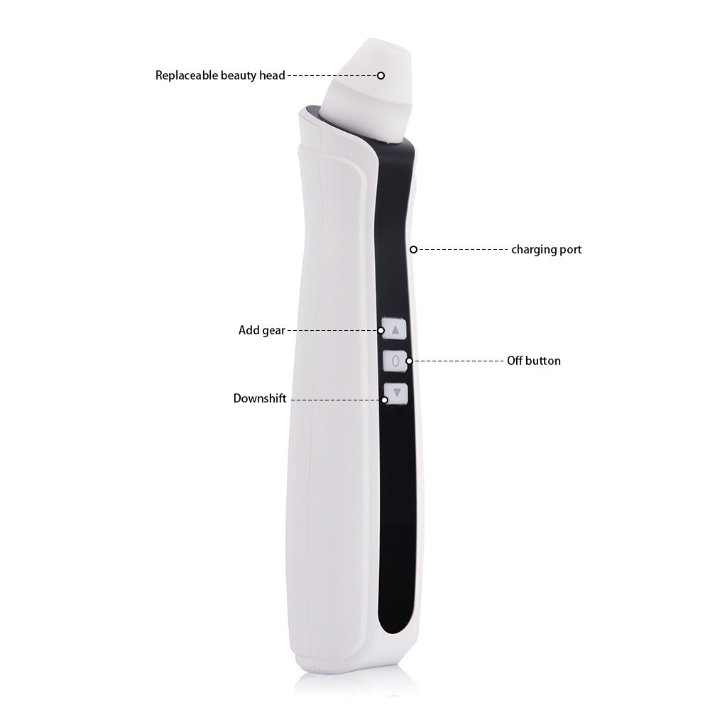JMT-155274 Black and White Skin Rejuvenation Device with 1080P Visual Blackhead Suction and Air Pump Technology