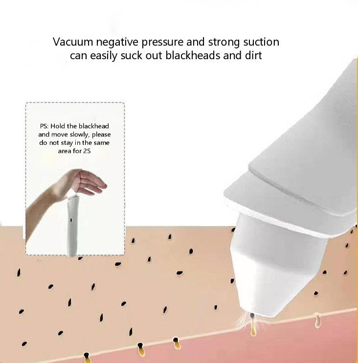 JMT-155274 Black and White Skin Rejuvenation Device with 1080P Visual Blackhead Suction and Air Pump Technology
