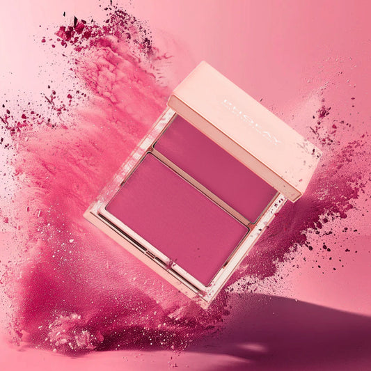 JMT-155466 Double-Take Cream & Powder Blush Duo for Effortless Definition and Warmth - 6.5g
