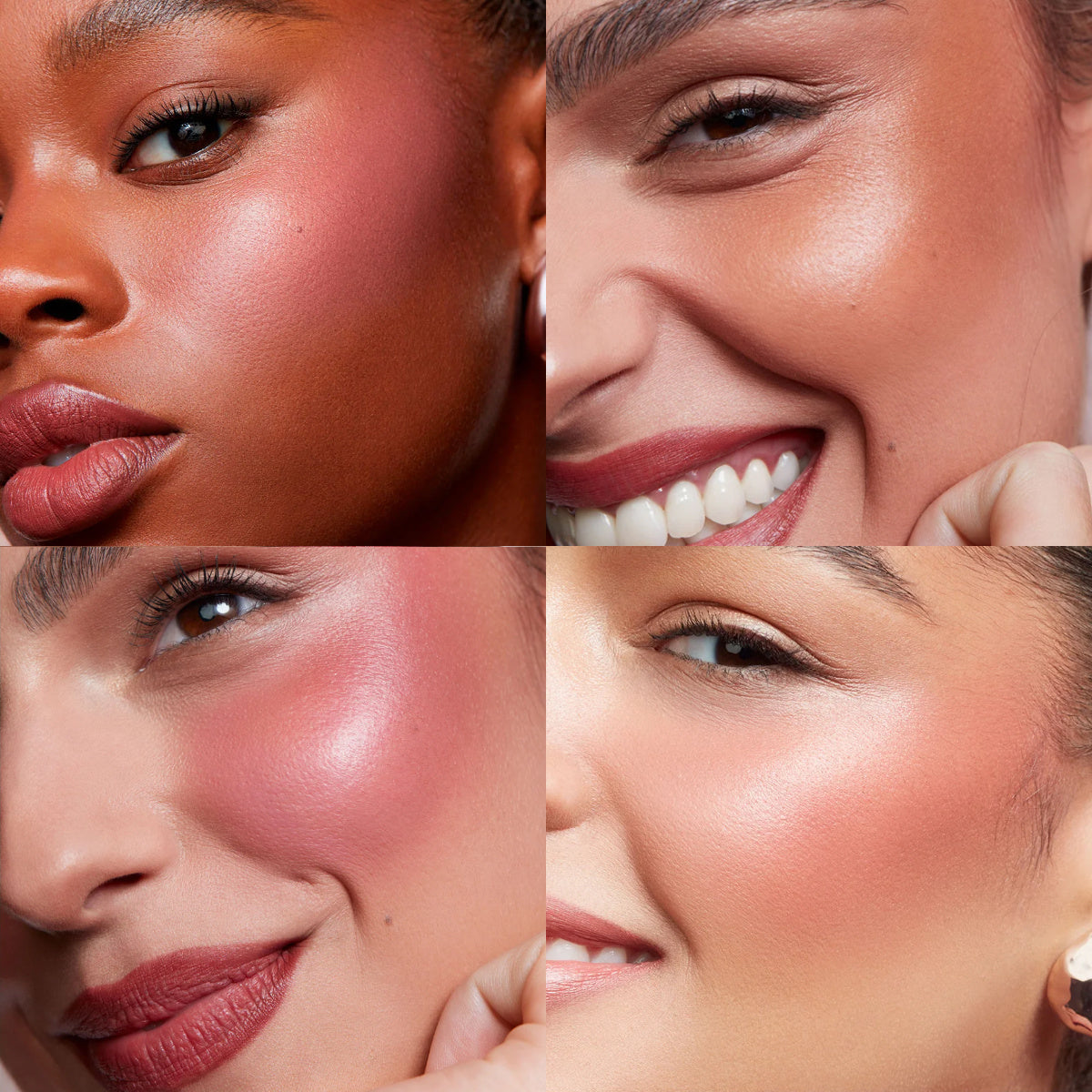 JMT-155466 Double-Take Cream & Powder Blush Duo for Effortless Definition and Warmth - 6.5g