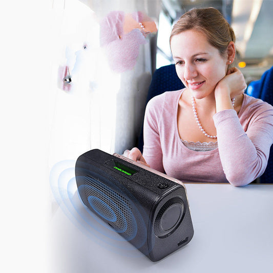 JMT-155530 Magnetic Induction Portable Wireless Subwoofer Speaker with 8-Hour Battery Life