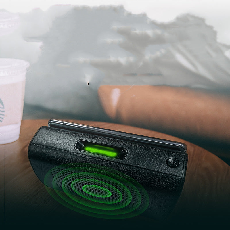 JMT-155530 Magnetic Induction Portable Wireless Subwoofer Speaker with 8-Hour Battery Life