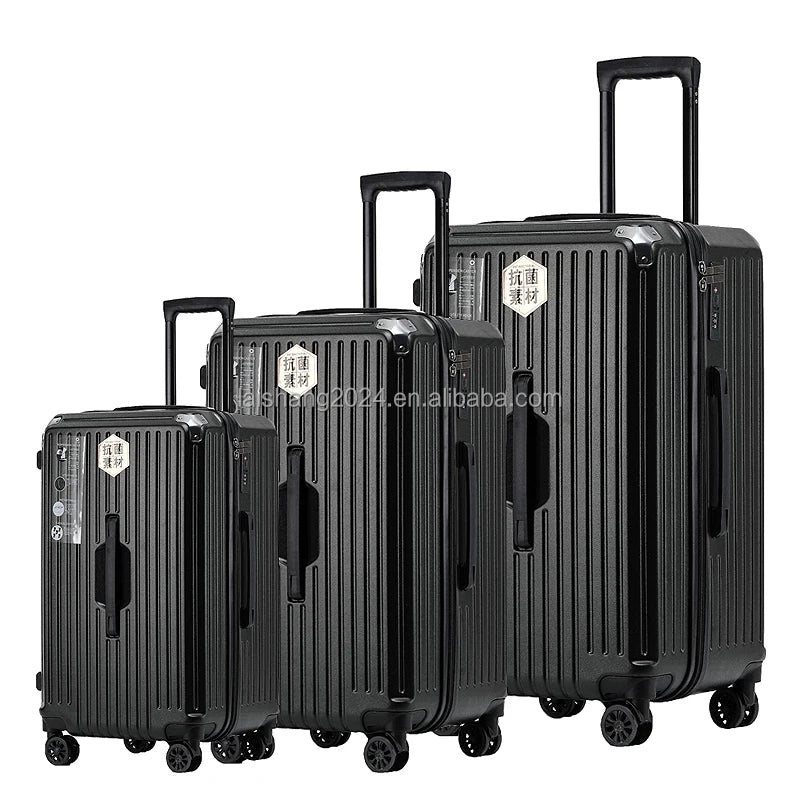 JMT-155658 Durable Lightweight 4-Piece Trolley Luggage Set with Wheels - PC Hard Shell Travel Bags