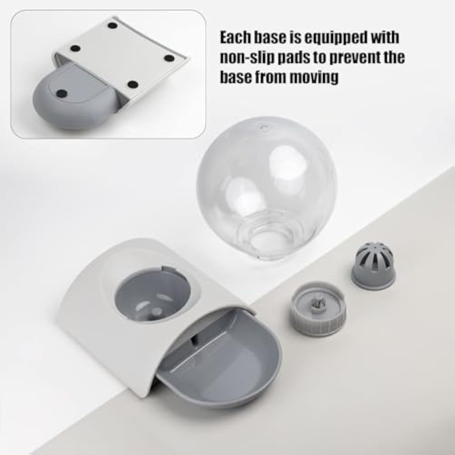 JMT-155850 Automatic 2.8L Cat and Dog Water Dispenser with Detachable Bowl and Siphon Design