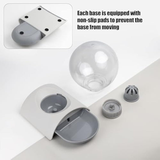 JMT-155850 Automatic 2.8L Cat and Dog Water Dispenser with Detachable Bowl and Siphon Design