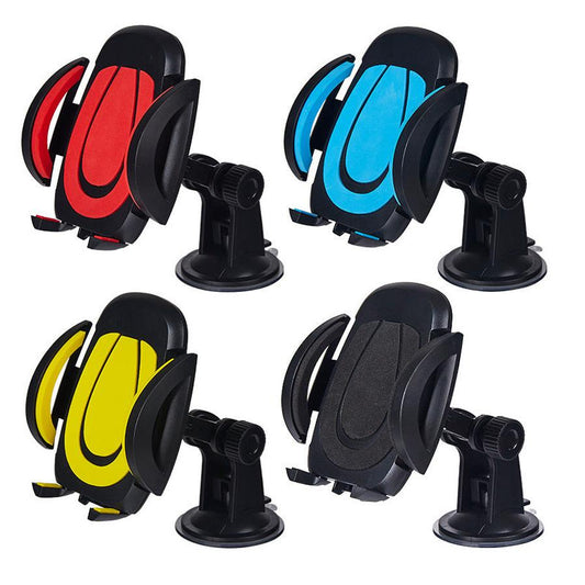JMT-156042 U-Shaped Suction Cup Mobile Phone Holder for Car and Desk, ABS Material, Adjustable Clamp arm, Suitable for All Mobile Devices