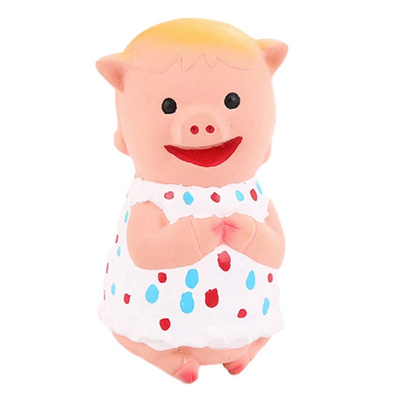 JMT-156170 Latex Sounding Cartoon Pet Toys - Fun Farm and Animal Designs