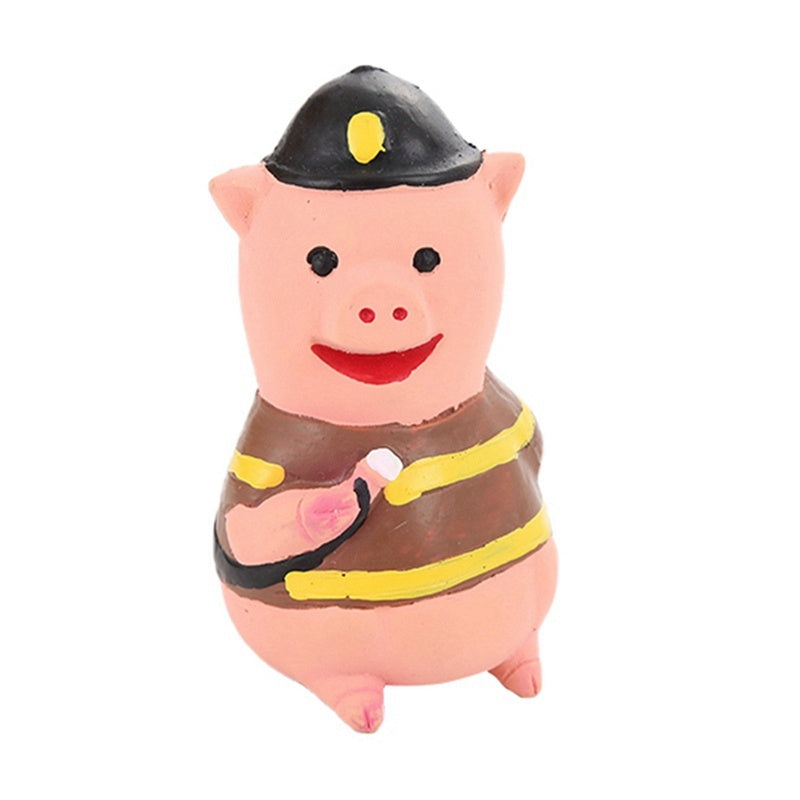 JMT-156170 Latex Sounding Cartoon Pet Toys - Fun Farm and Animal Designs