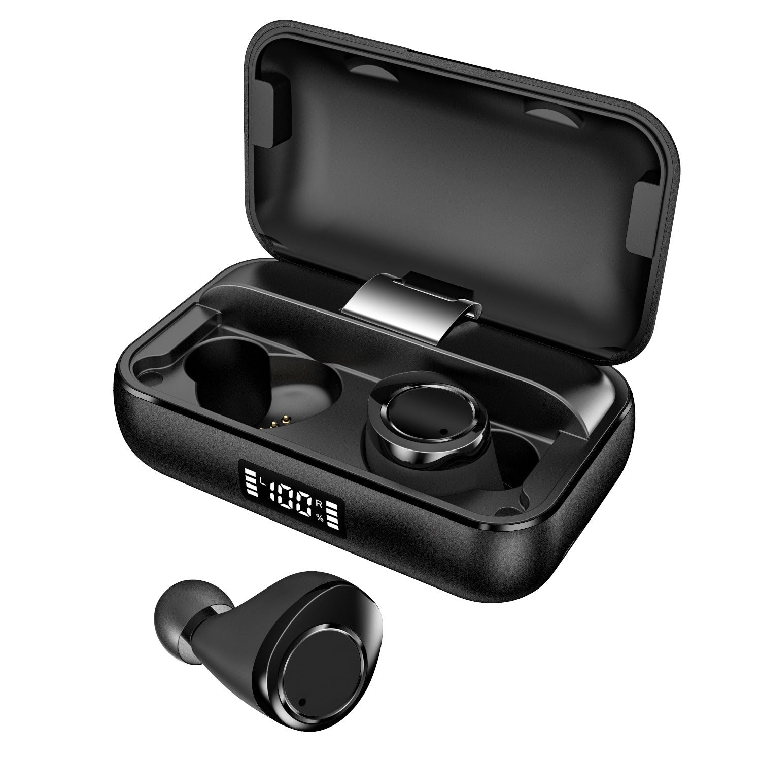JMT-156170 TWS Touch Bluetooth Headset with 65 mAh Battery and 3000 mAh Charging Case, Bluetooth 5.0 Technology