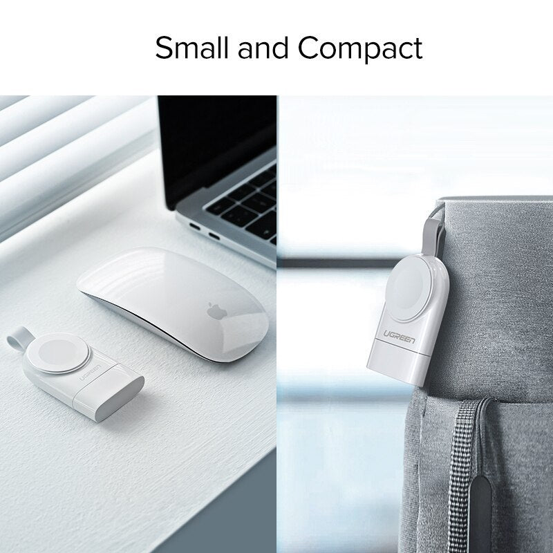JMT-156362 Portable USB Charger for Apple Watch Models 1-4, Fast Charging, Lightweight Design