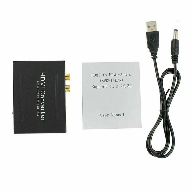 JMT-157002 HDM to HDMI Audio Splitter with 1080P Resolution and Power Management