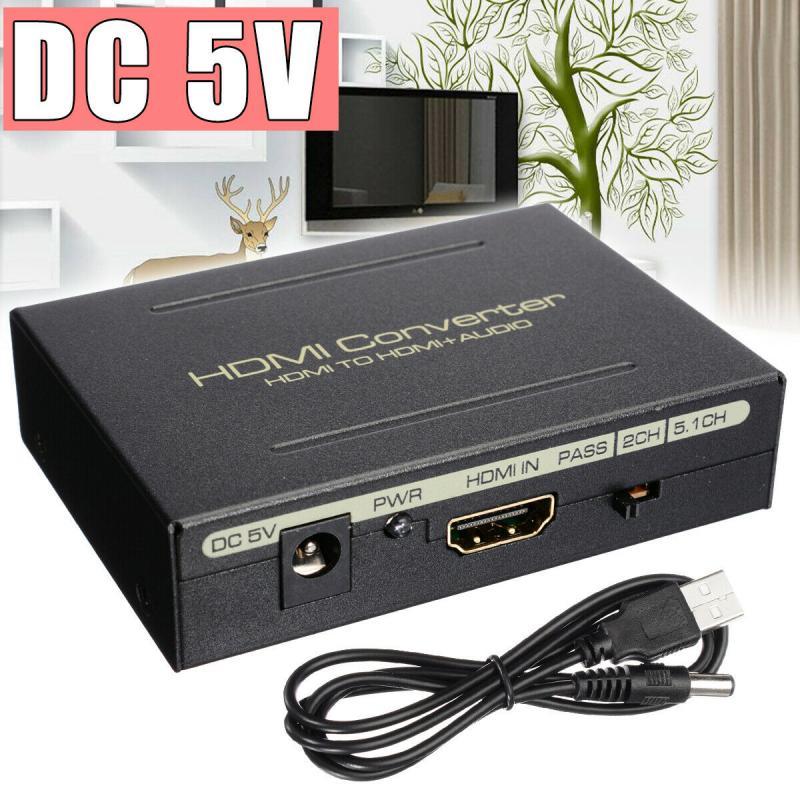 JMT-157002 HDM to HDMI Audio Splitter with 1080P Resolution and Power Management