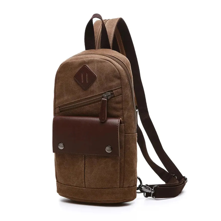 JMT-157066 Multifunctional Small Backpack for Men - Versatile Chest Messenger Bag