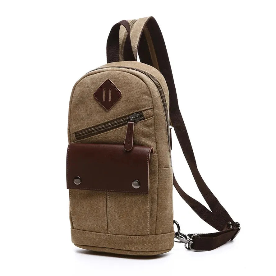 JMT-157066 Multifunctional Small Backpack for Men - Versatile Chest Messenger Bag