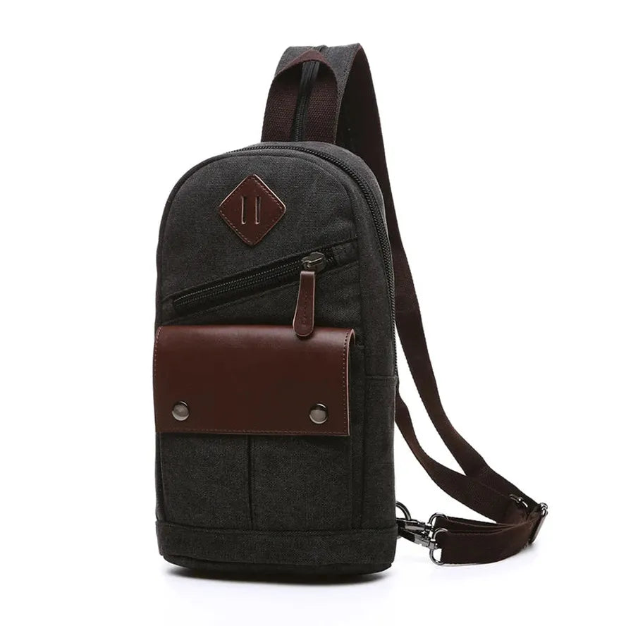 JMT-157066 Multifunctional Small Backpack for Men - Versatile Chest Messenger Bag