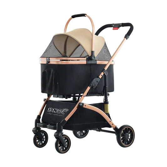JMT-157130 Collapsible Dog and Cat Stroller for Convenient Pet Transport