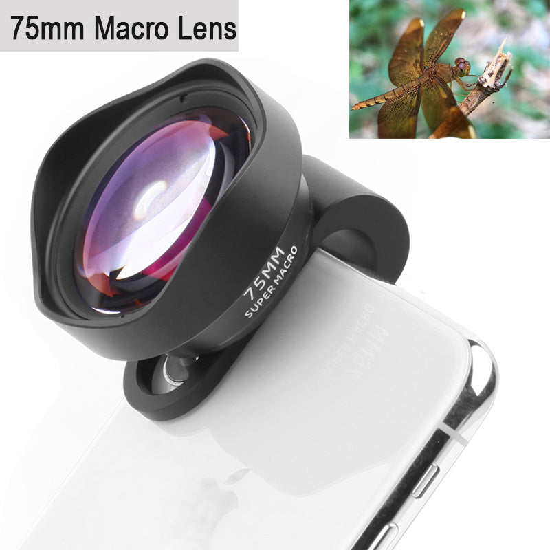 JMT-157194 Universal Macro SLR Lens for Mobile Phones with Large Aperture and Aluminum Clip
