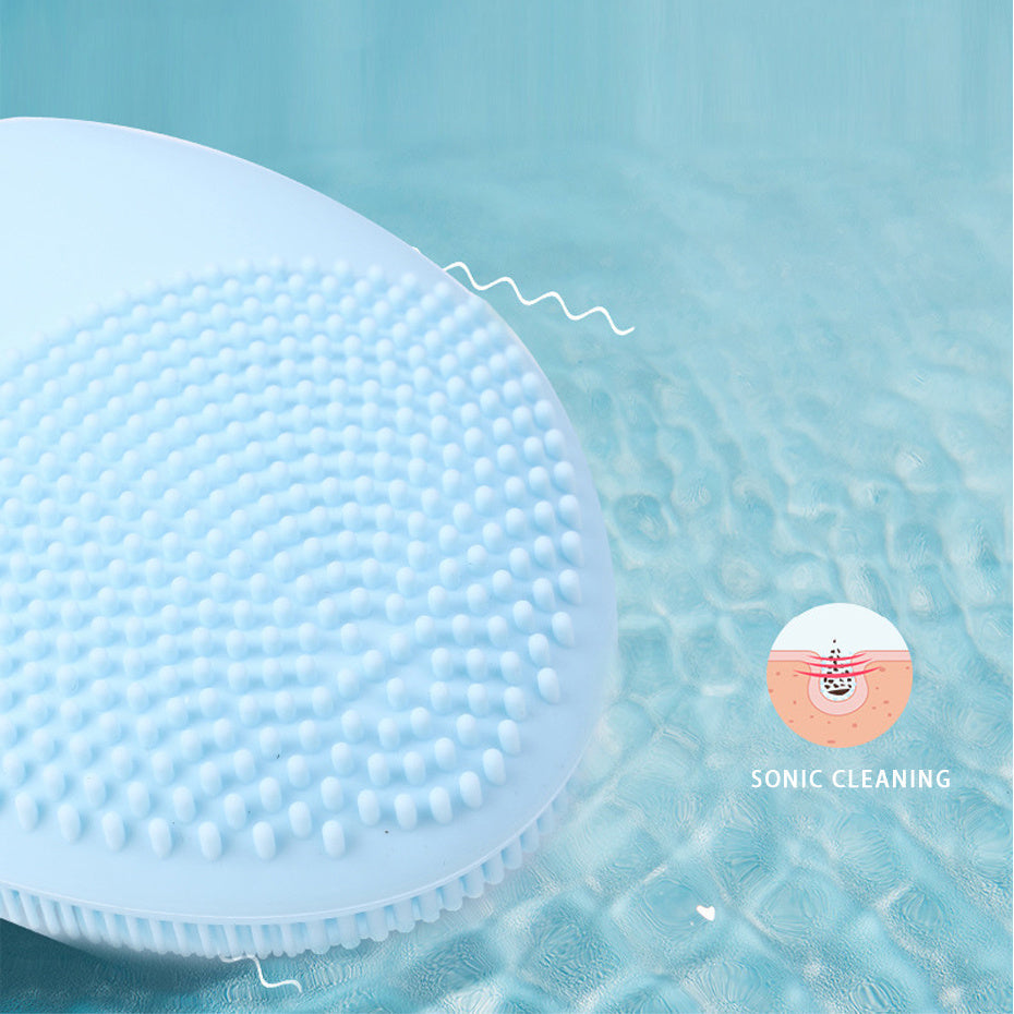 JMT-157578 Foaming Waterproof Silicone Face Cleanser with Sonic Wave Technology