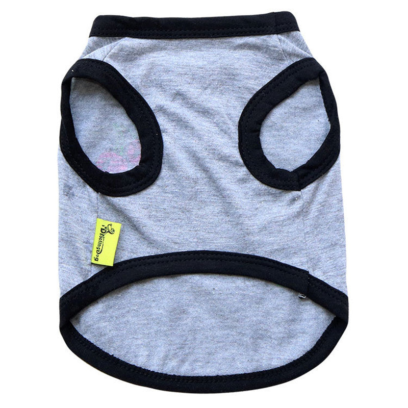 JMT-157962 Happy Monkey Cotton Vest for Small Dogs - Teddy Pomeranian Size XS to XXL