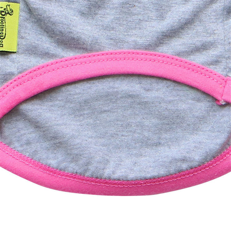 JMT-157962 Happy Monkey Cotton Vest for Small Dogs - Teddy Pomeranian Size XS to XXL