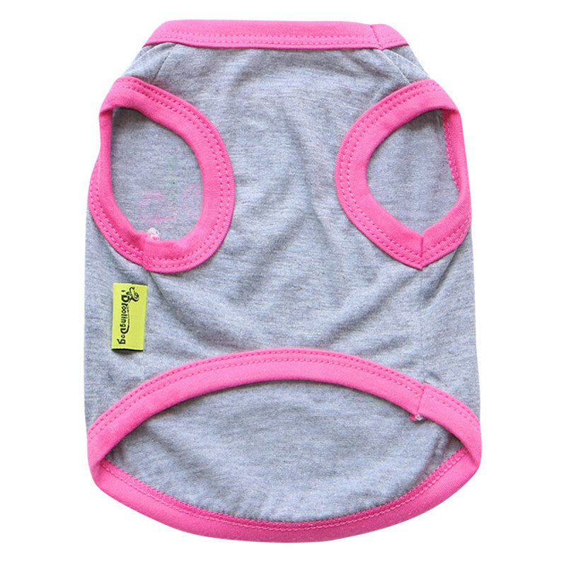 JMT-157962 Happy Monkey Cotton Vest for Small Dogs - Teddy Pomeranian Size XS to XXL