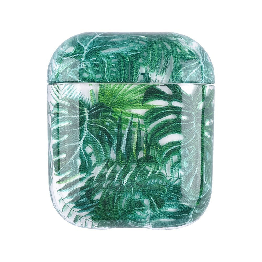 JMT-158154 Cartoon Fruit Earphone Cover for Apple Devices - Clamshell Style, Transparent PC Material