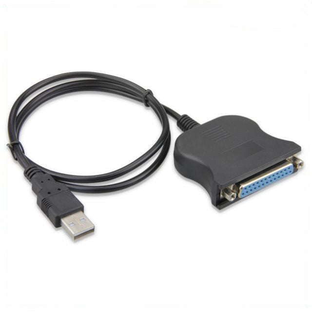 JMT-158346 USB to DB25 Parallel Printer Cable - IEEE 1284 Compatible with USB 2.0 Interface, High-Speed Data Transfer