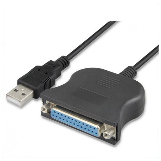 JMT-158346 USB to DB25 Parallel Printer Cable - IEEE 1284 Compatible with USB 2.0 Interface, High-Speed Data Transfer