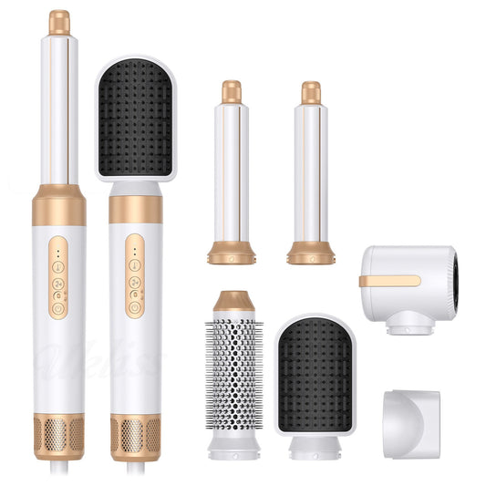 JMT-158474 7-in-1 Hot Air Comb with Brushless Motor and Temperature Control for Versatile Styling