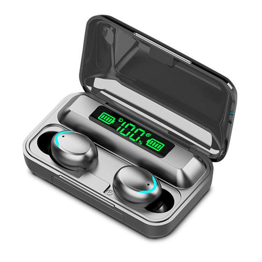 JMT-158474 True Wireless Bluetooth Headset with LED Power Display and Charging Function, Compatible with All Bluetooth Devices