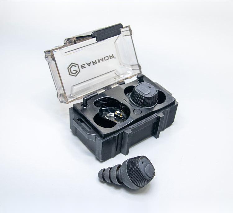 JMT-158986 Electronic Noise-Cancelling Earplugs with Rechargeable Charging Case - M20 Model