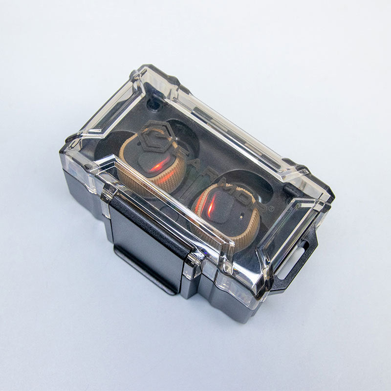 JMT-158986 Electronic Noise-Cancelling Earplugs with Rechargeable Charging Case - M20 Model