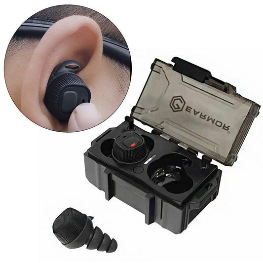JMT-158986 Electronic Noise-Cancelling Earplugs with Rechargeable Charging Case - M20 Model