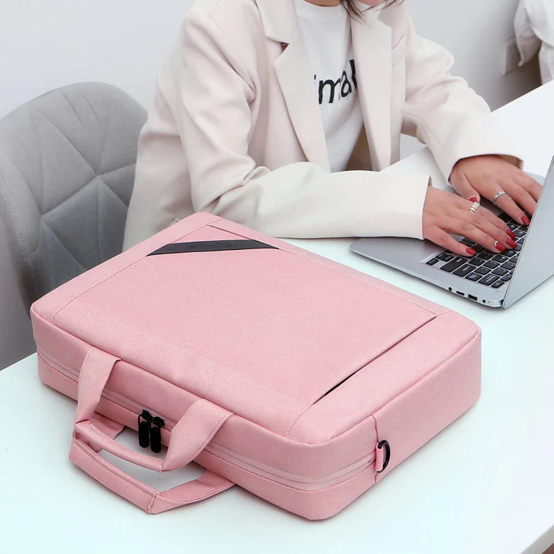 JMT-159306 Waterproof 15.6 Inch Laptop Messenger Bag for Men - Stylish Computer Cover