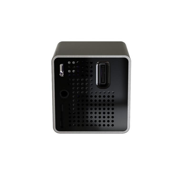 JMT-159498 Portable Wireless Mini DLP Projector with Built-in WiFi, Miracast, Airplay, and Rechargeable Battery