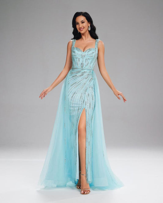JMT-159562 Elegant Blue Women's Gown - Model SH0156