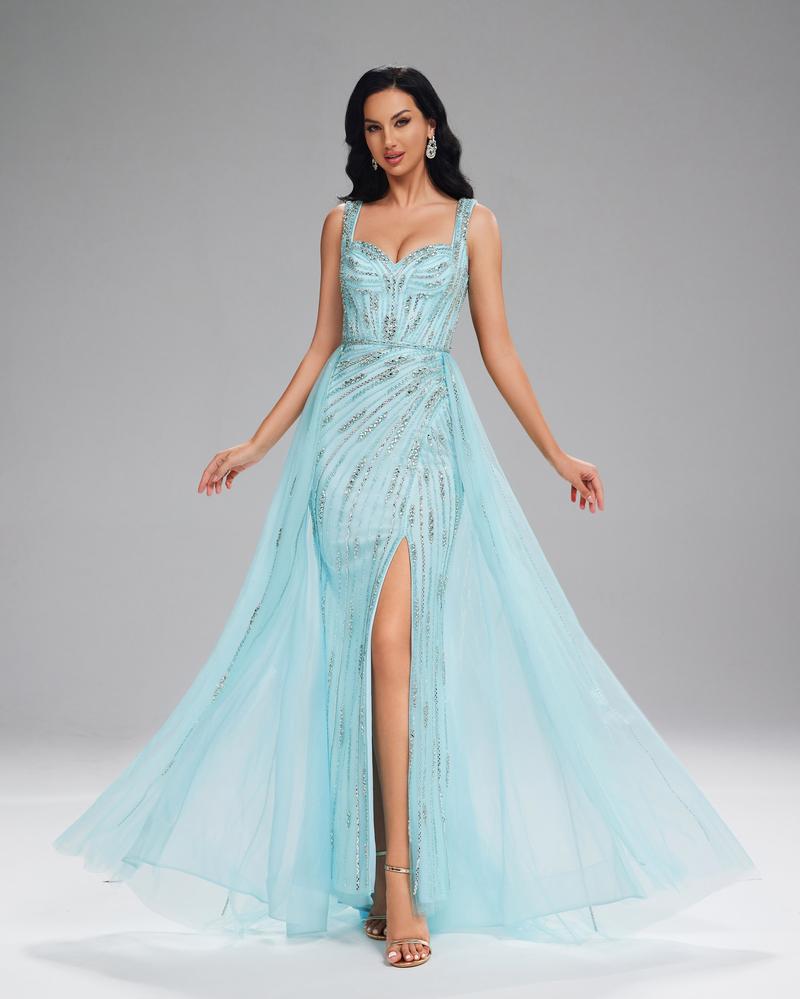 JMT-159562 Elegant Blue Women's Gown - Model SH0156