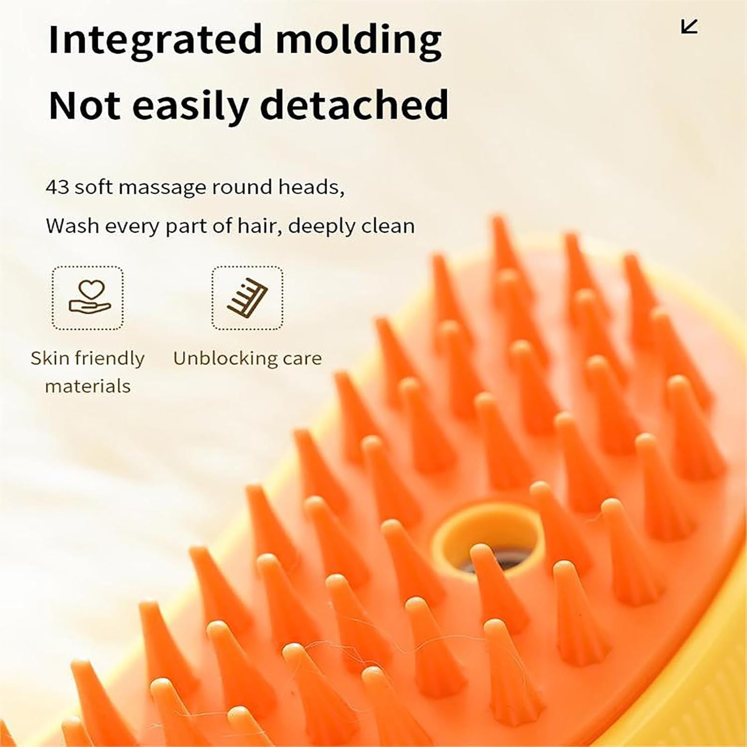 JMT-159562 Rechargeable 3-in-1 Cat Steam Brush with Massage Function for Grooming and Hair Removal