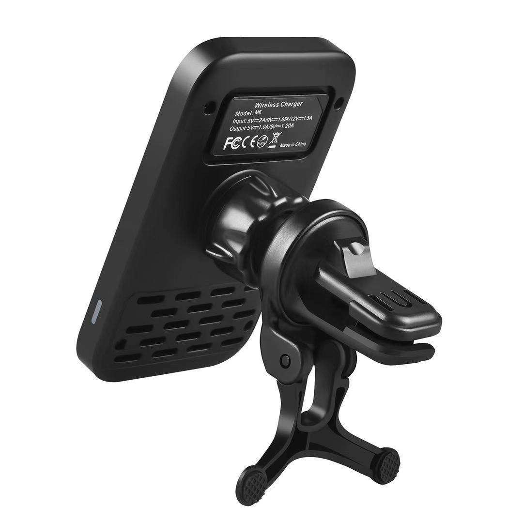 JMT-159818 Magnetic Wireless Charging Car Bracket for Easy Device Mounting