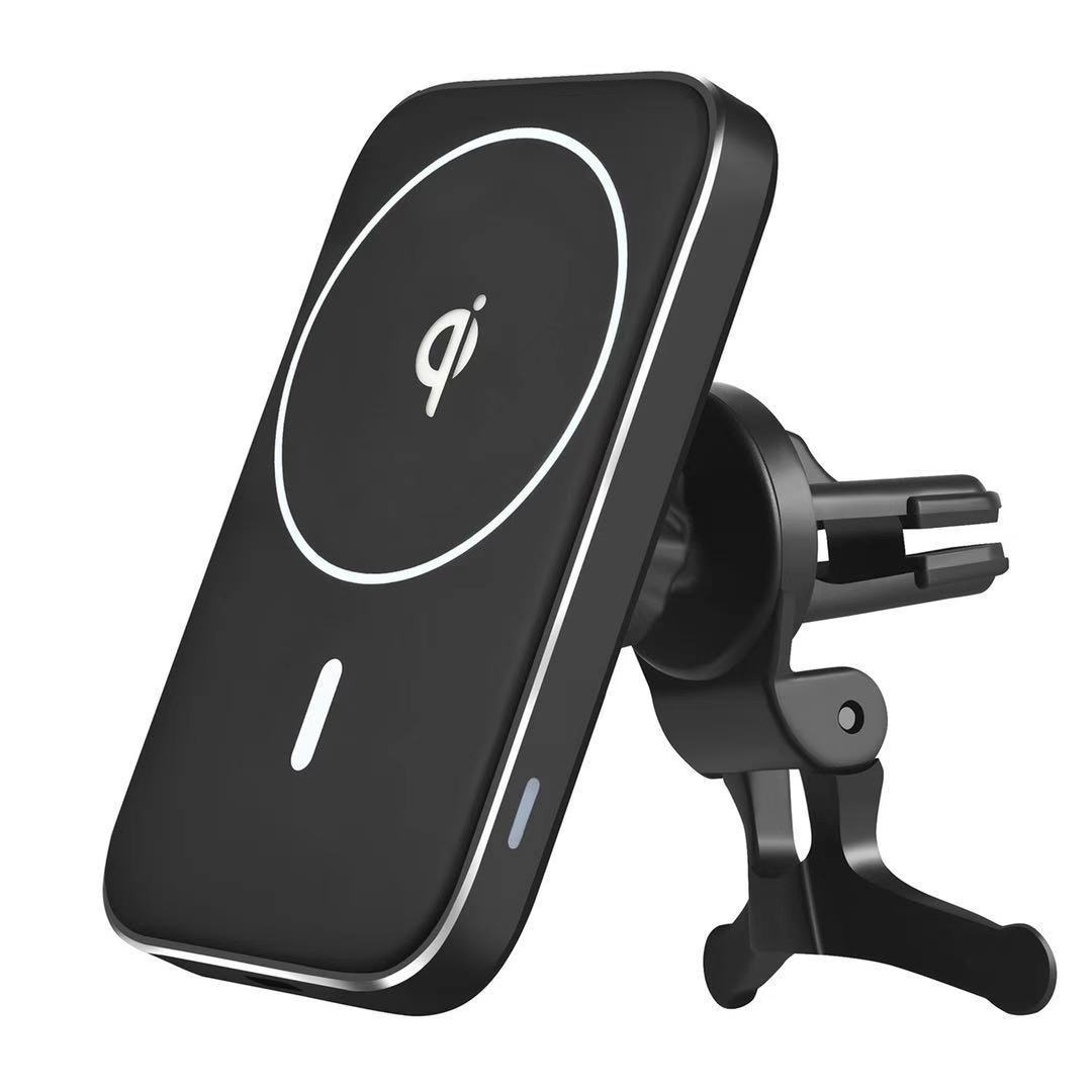 JMT-159818 Magnetic Wireless Charging Car Bracket for Easy Device Mounting