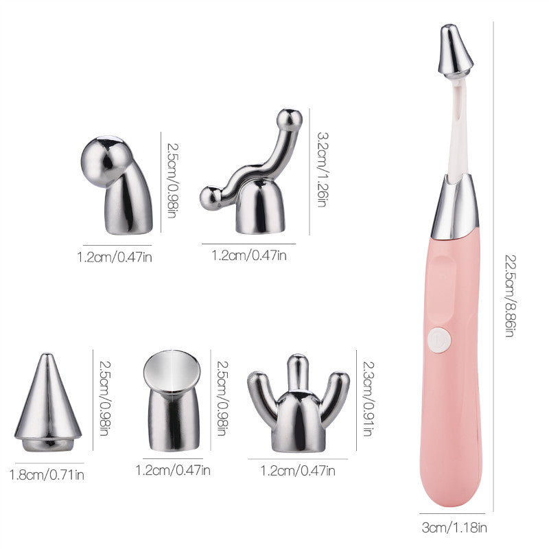 JMT-159882 6-in-1 Electric Body Massager for Tinnitus Relief – Lightweight & Portable Design, Ergonomic Grip