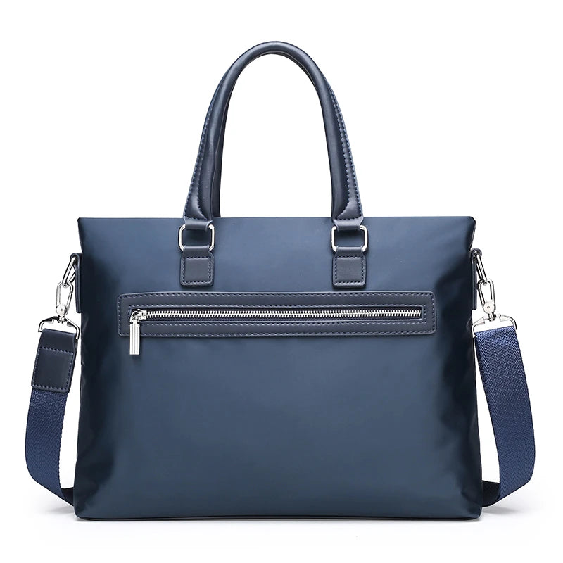 JMT-160202 Men's Waterproof Nylon Travel Briefcase for Work and Business, Laptop Shoulder Bag